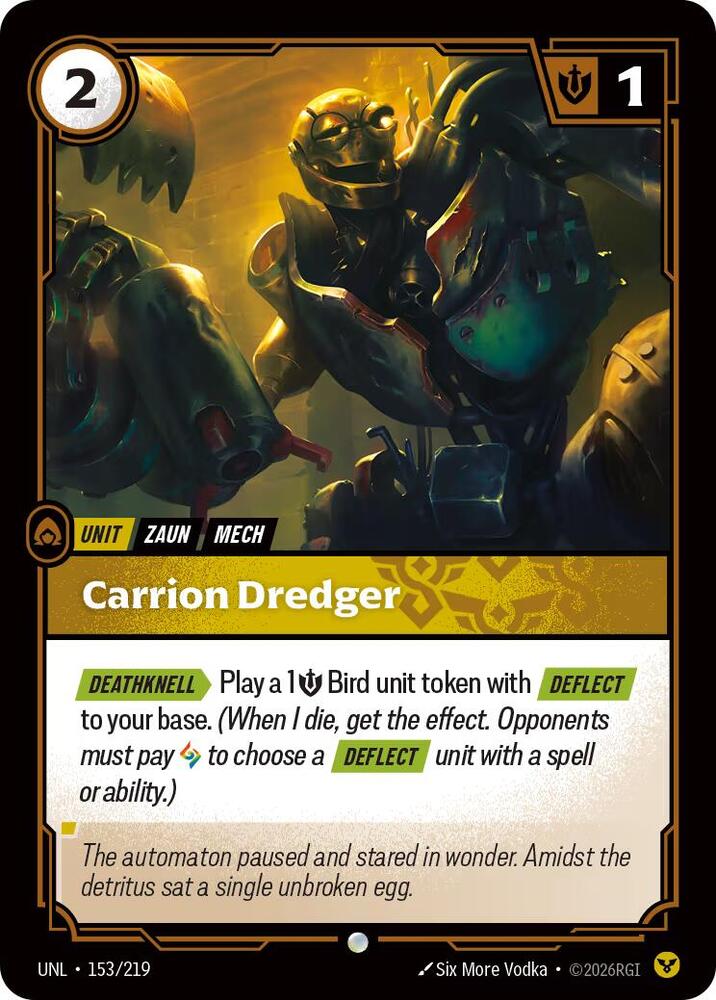 Carrion Dredger - 153/219 - Common (Inglés NM)