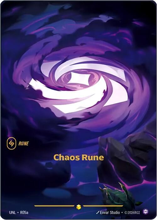 Chaos Rune (R05a) - R05a - Showcase (Inglés Foil NM)