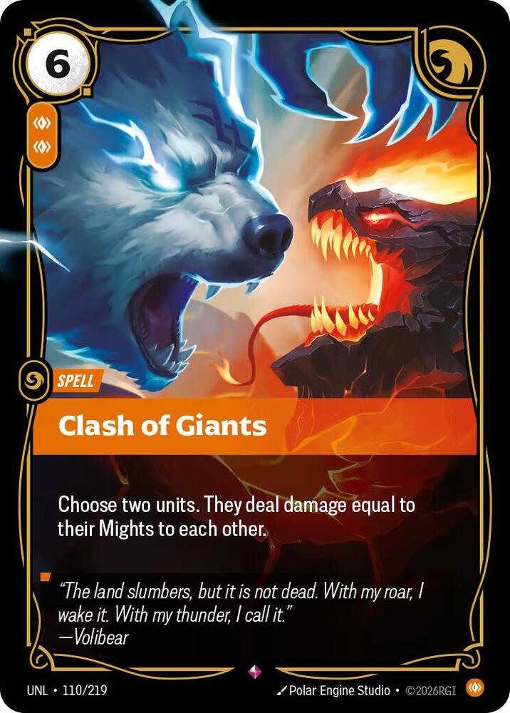Clash of Giants - 110/219 - Rare (Inglés Foil NM)
