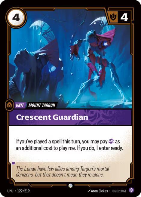 Crescent Guardian - 122/219 - Common (Inglés NM)
