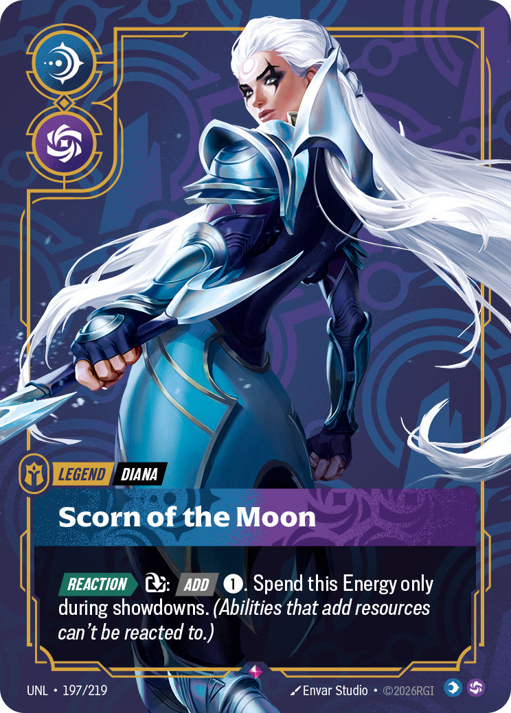 Diana - Scorn of the Moon - 197/219 - Rare (Inglés Foil NM)