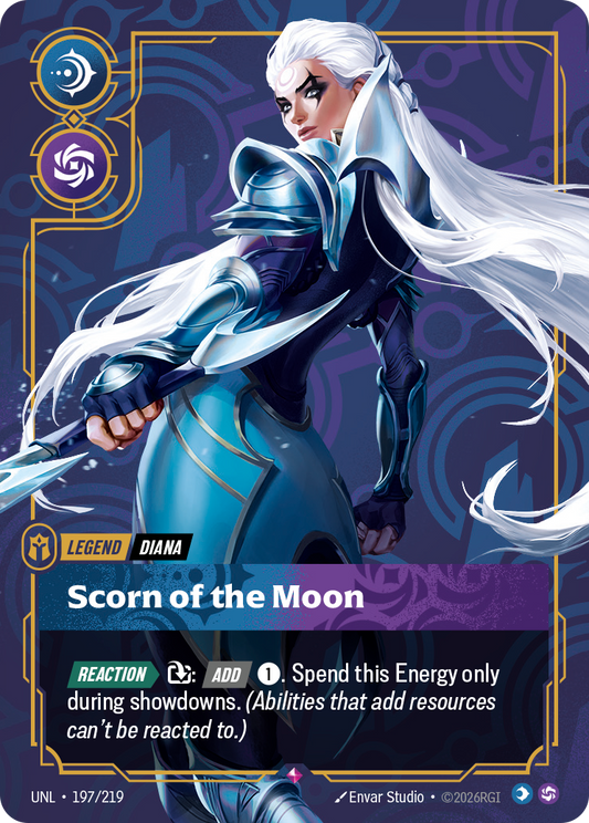 Diana - Scorn of the Moon - 197/219 - Rare (Inglés Foil NM)