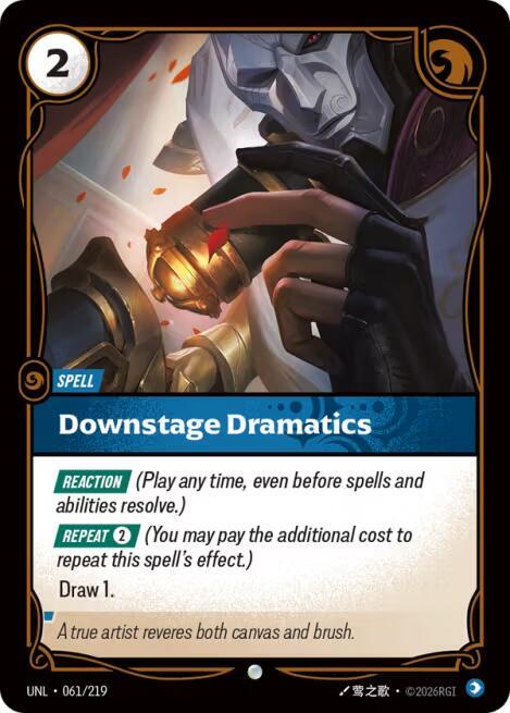 Downstage Dramatics - 061/219 - Common (Inglés NM)