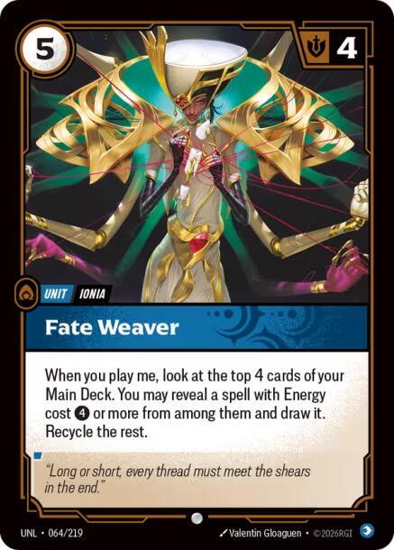 Fate Weaver - 064/219 - Common (Inglés NM)