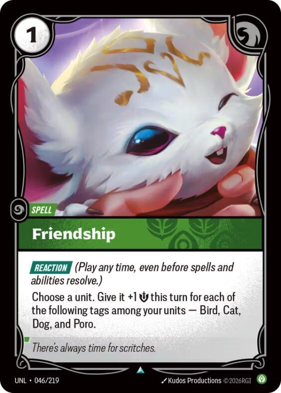 Friendship - 046/219 - Uncommon (Inglés NM)