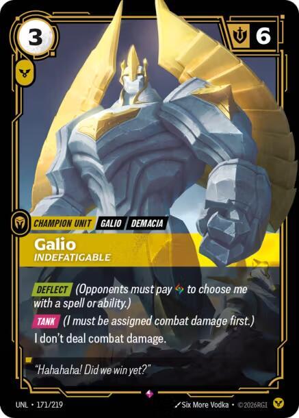 Galio - Indefatigable - 171/219 - Rare (Inglés Foil NM)