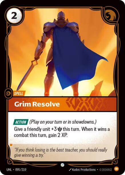 Grim Resolve - 095/219 - Common (Inglés NM)