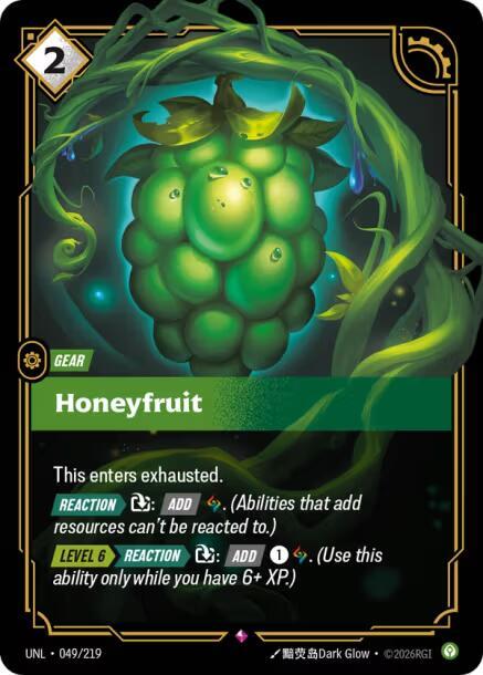 Honeyfruit - 049/219 - Rare (Inglés Foil NM)