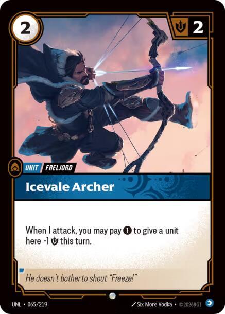 Icevale Archer - 065/219 - Common (Inglés NM)