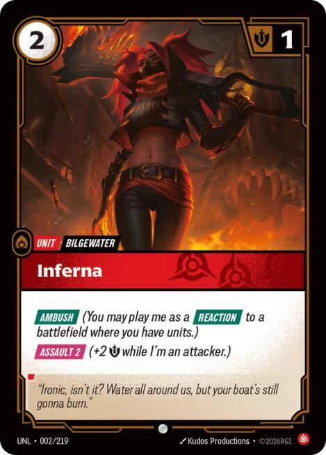 Inferna - 002/219 - Common (Inglés NM)