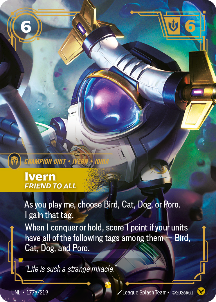 Ivern - Friend to All - 177a/219 - Showcase (Inglés Foil NM)