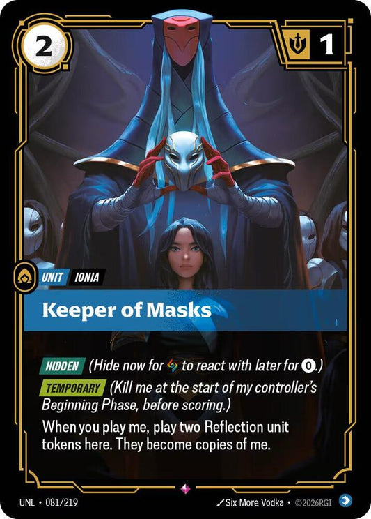 Keeper of Masks - 081/219 - Rare (Inglés Foil NM)