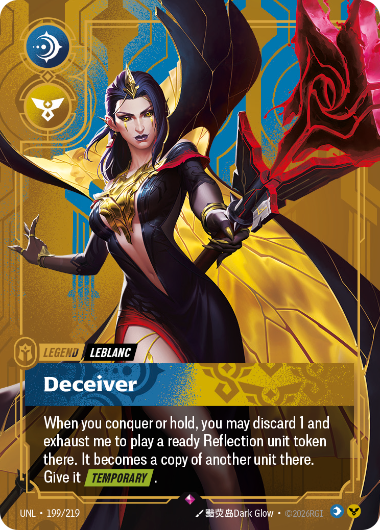 LeBlanc - Deceiver - 199/219 - Rare (Inglés Foil NM)