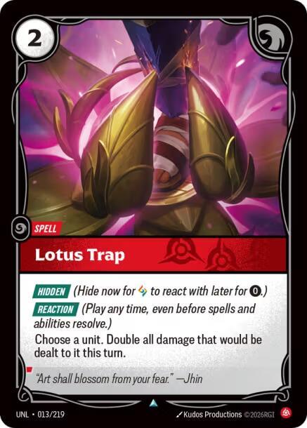 Lotus Trap - 013/219 - Uncommon (Inglés NM)