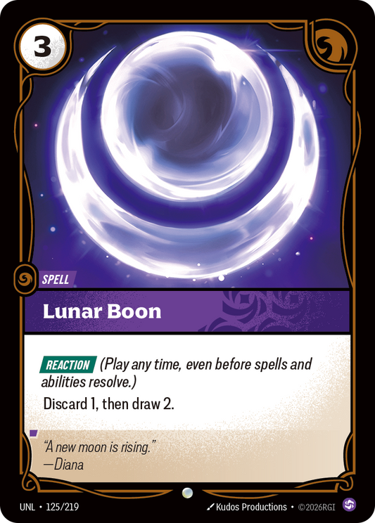 Lunar Boon - 125/219 - Common (Inglés Foil NM)