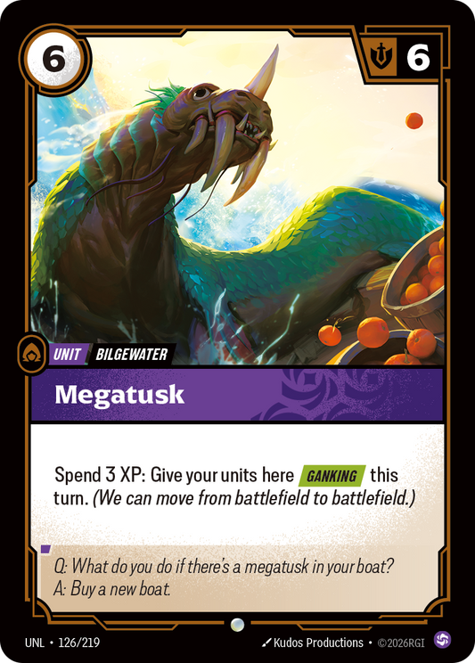 Megatusk - 126/219 - Common (Inglés Foil NM)