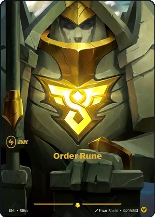 Order Rune (R06a) - R06a - Showcase (Inglés Foil NM)