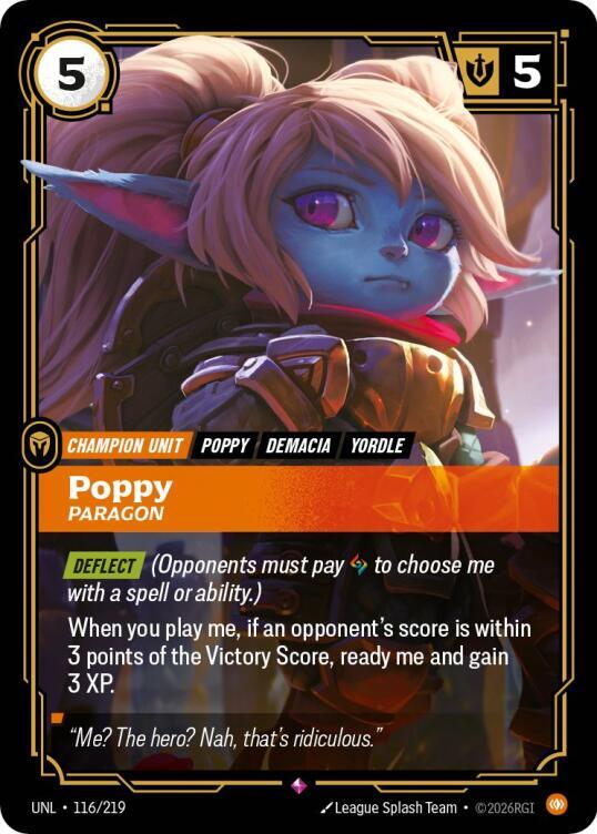 Poppy - Paragon - 116/219 - Rare (Inglés Foil NM)