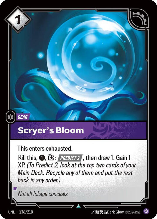 Scryer's Bloom - 136/219 - Uncommon (Inglés NM)