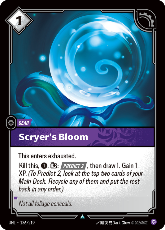 Scryer's Bloom - 136/219 - Uncommon (Inglés Foil NM)