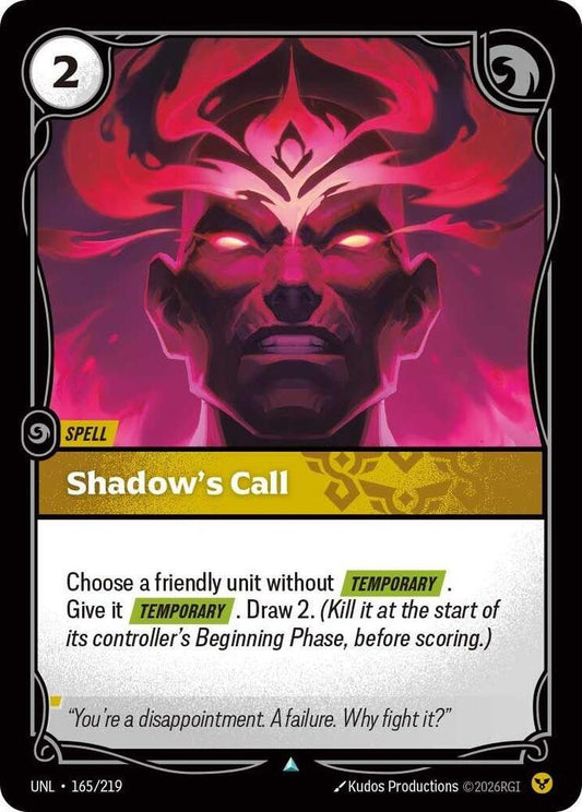 Shadow's Call - 165/219 - Uncommon (Inglés NM)
