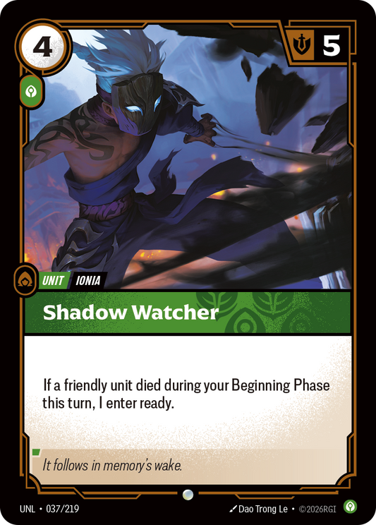 Shadow Watcher - 037/219 - Common (Inglés Foil NM)