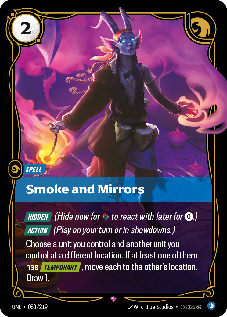 Smoke and Mirrors - 083/219 - Rare (Inglés Foil NM)
