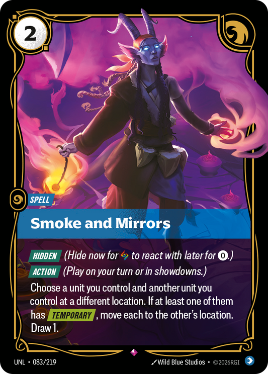 Smoke and Mirrors - 083/219 - Rare (Inglés Foil NM)