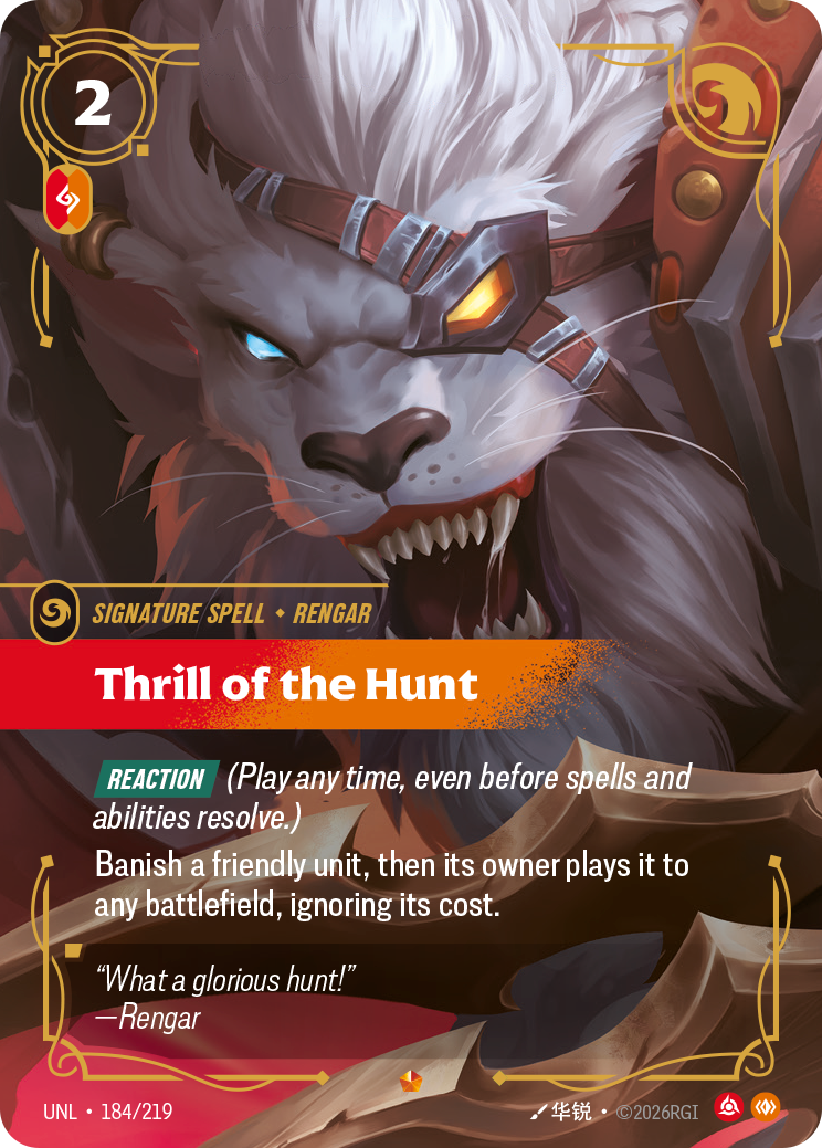 Thrill of the Hunt - 184/219 - Epic (Inglés Foil NM)