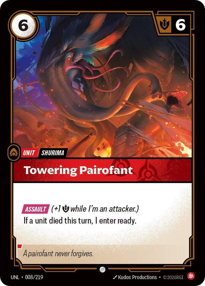 Towering Pairofant - 008/219 - Common (Inglés NM)