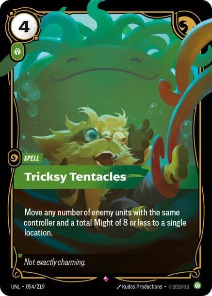 Tricksy Tentacles - 054/219 - Rare (Inglés Foil NM)