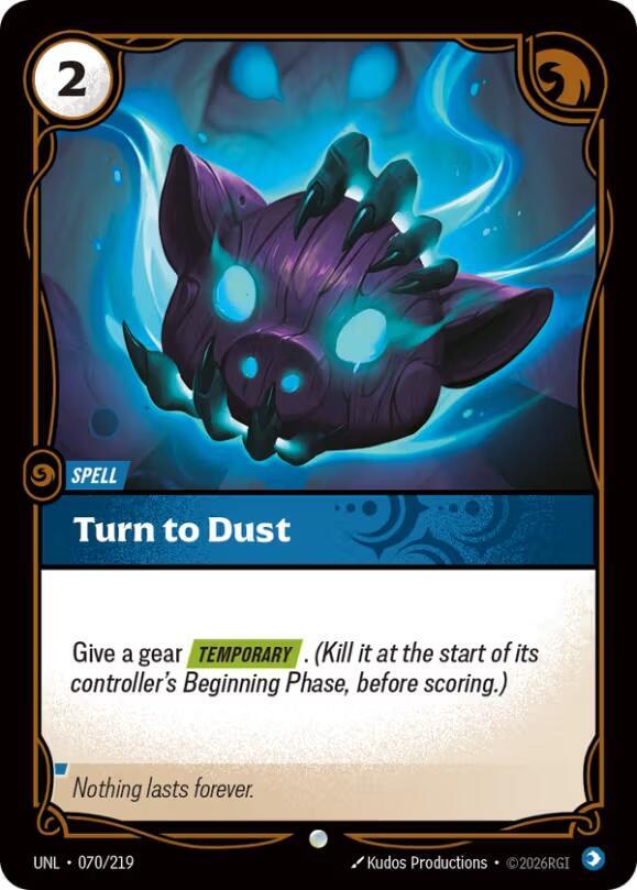 Turn to Dust - 070/219 - Common (Inglés NM)
