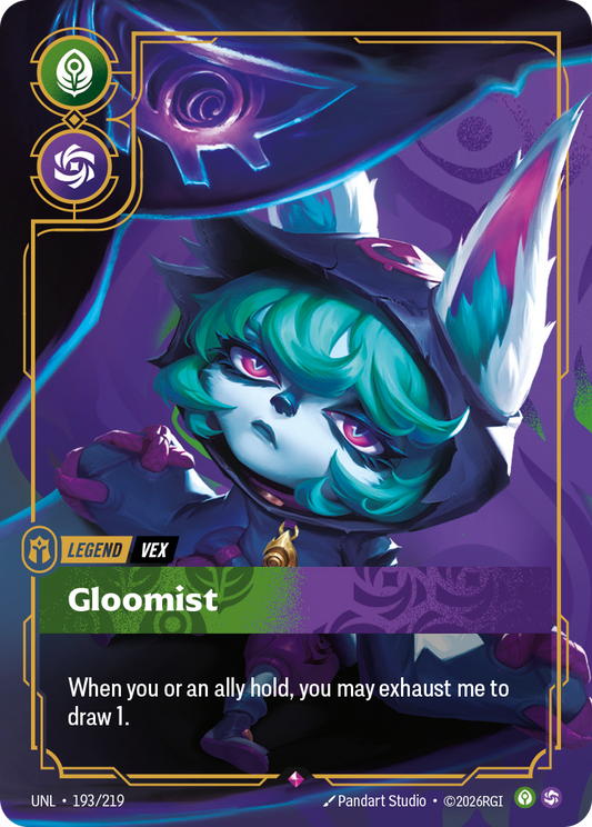 Vex - Gloomist - 193/219 - Rare (Inglés Foil NM)