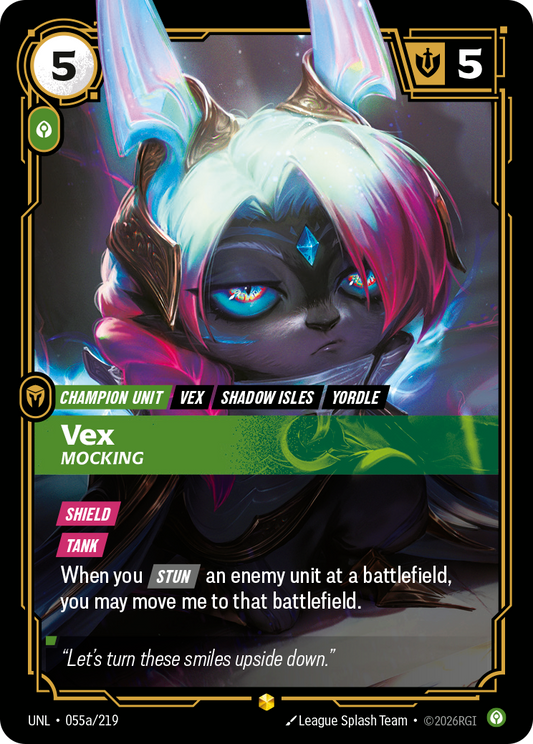 Vex, Mocking - 055a/219 - Showcase (Inglés Foil NM)