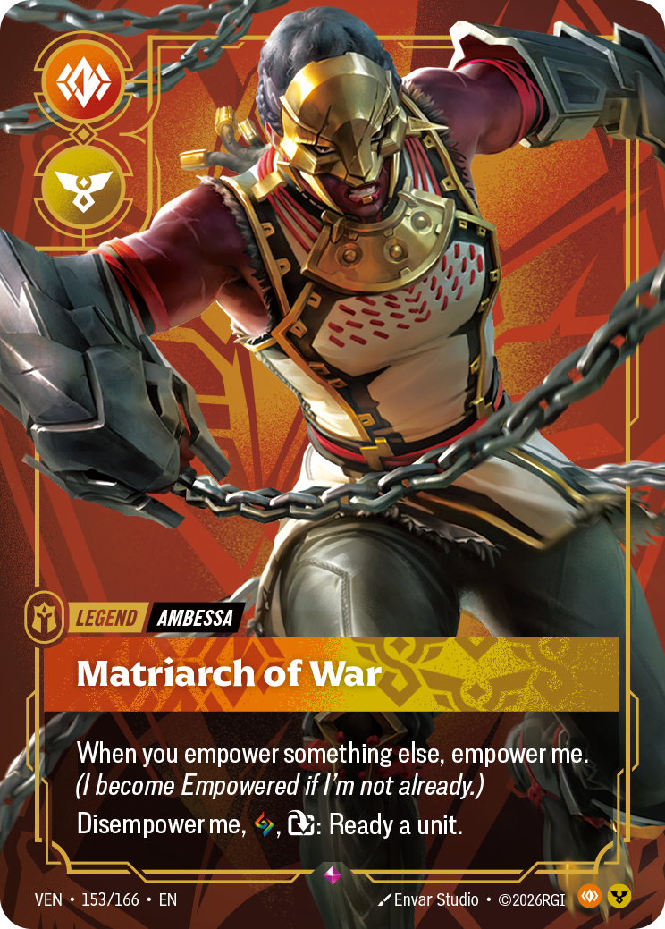 Ambessa - Matriarch of War - 153/166 - Rare (Inglés Foil NM)