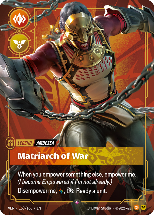 Ambessa - Matriarch of War - 153/166 - Rare (Inglés Foil NM)