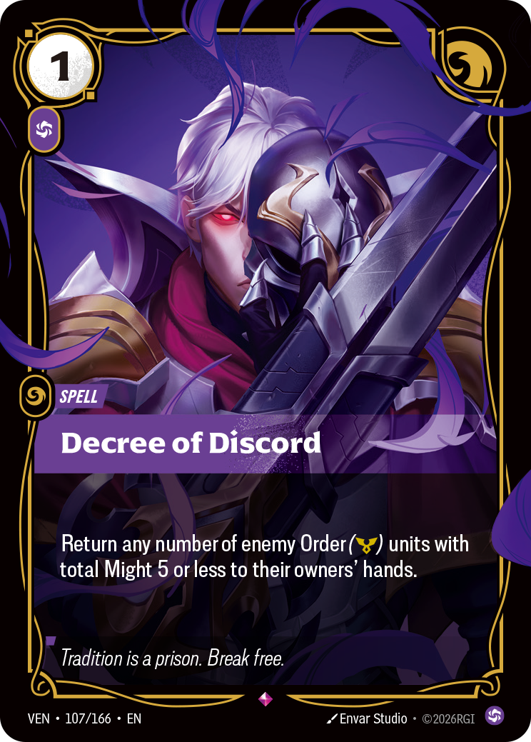 Decree of Discord - 107/166 - Rare (Inglés Foil NM)
