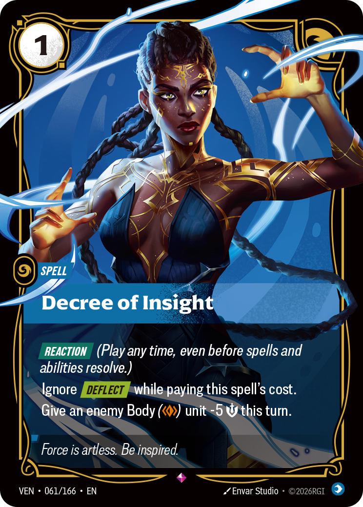 Decree of Insight - 061/166 - Rare (Inglés Foil NM)