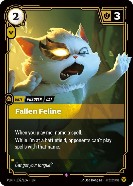 Fallen Feline - 132/166 - Rare (Inglés Foil NM)