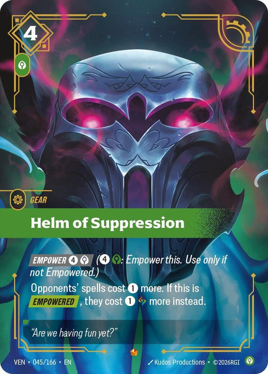 Helm of Suppression - 045/166 - Epic (Inglés Foil NM)