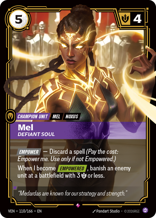 Mel, Defiant Soul - 110/166 - Rare (Inglés Foil NM)