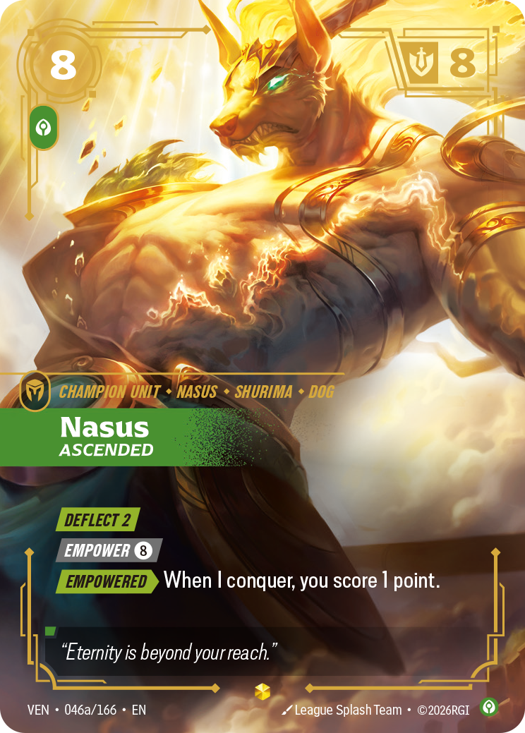 Nasus, Ascended - 046a/166 - Epic (Inglés Foil NM)