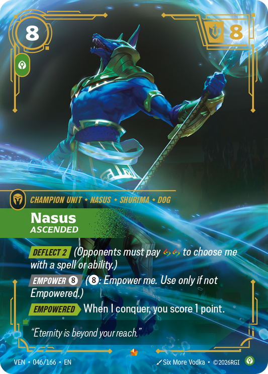 Nasus, Ascended - 046/166 - Epic (Inglés Foil NM)