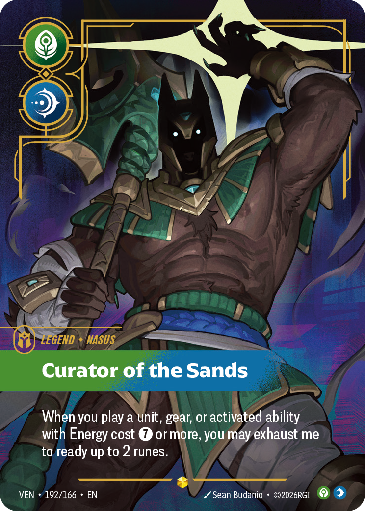 Nasus, Curator of the Sands - 192/166 - Showcase (Inglés Foil NM)