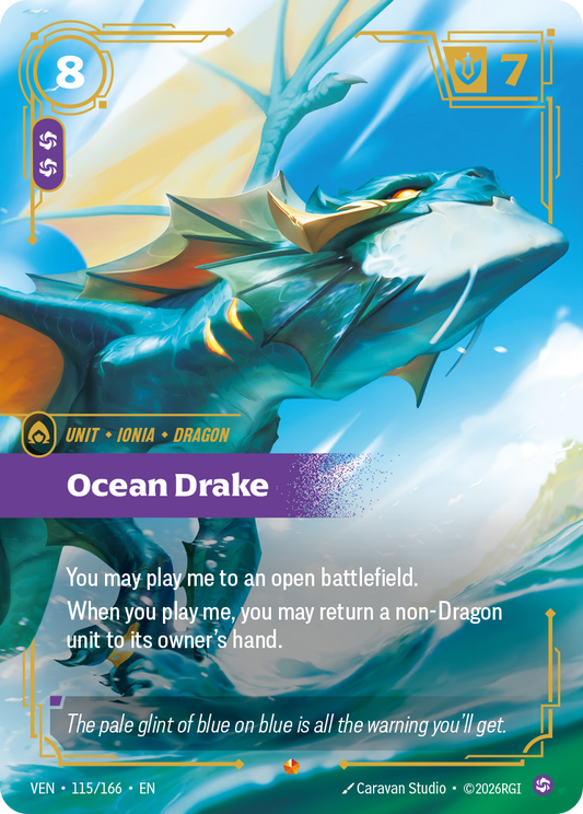 Ocean Drake - 115/166 - Epic (Inglés Foil NM)