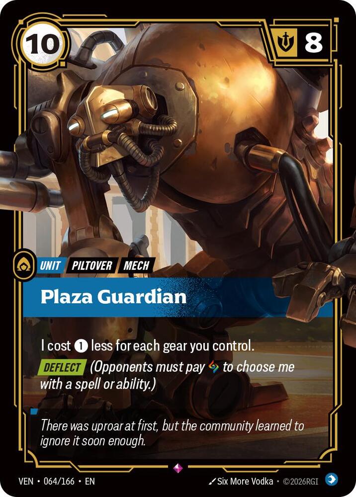 Plaza Guardian - 064/166 - Rare (Inglés Foil NM)