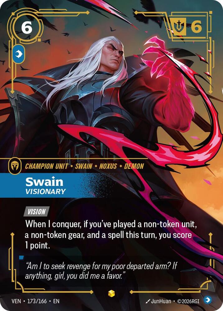 Swain, Visionary - 173/166 - Showcase (Inglés Foil NM)