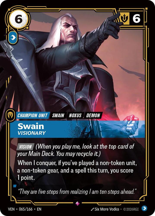 Swain, Visionary - 065/166 - Rare (Inglés Foil NM)