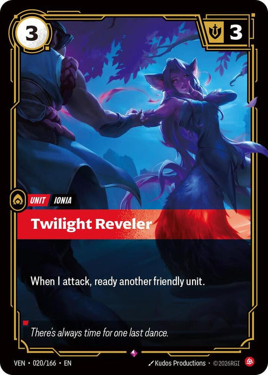 Twilight Reveler - 020/166 - Rare (Inglés Foil NM)