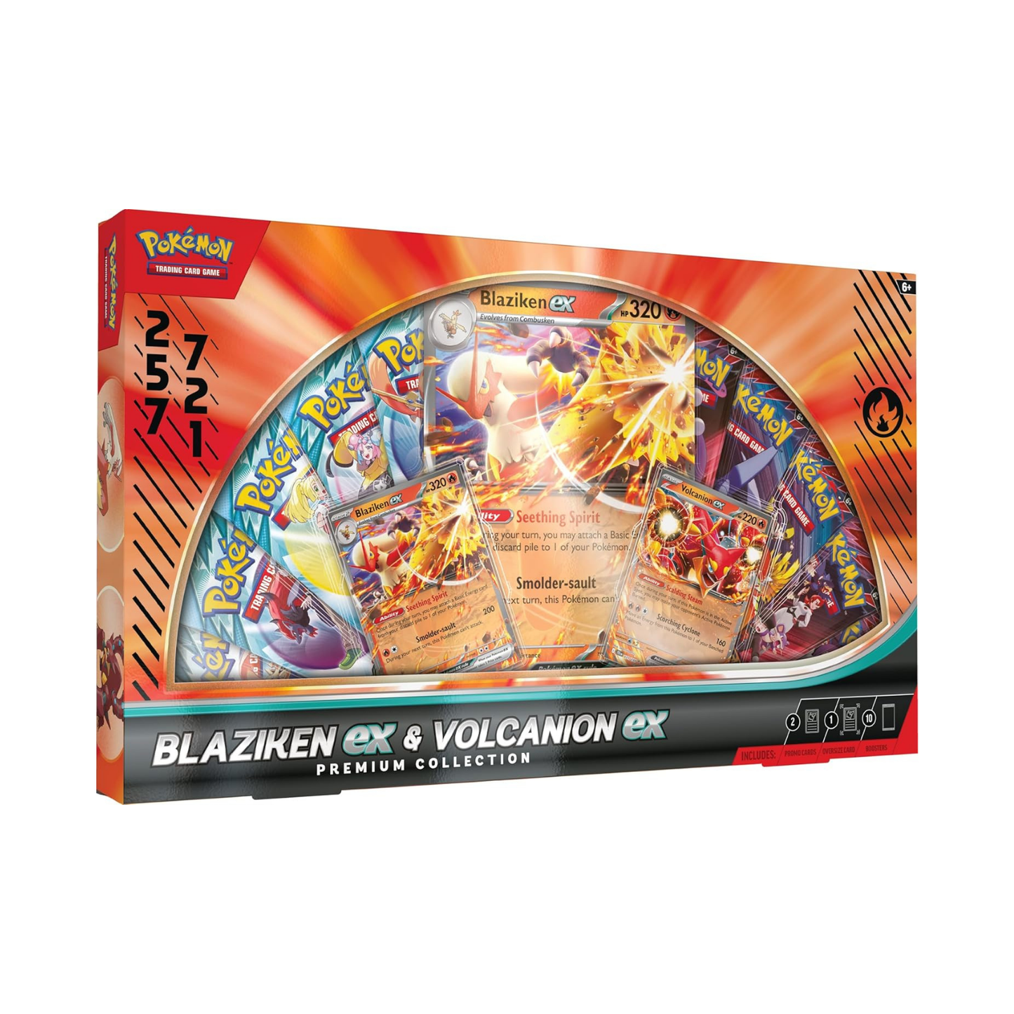 Pokemon TCG: Blaziken ex & Volcanion ex Premium Collection